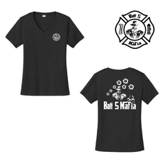 Batt 5 Mafia - WOMEN'S Dri Fit SS V-NECK